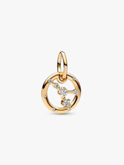 Cancer Zodiac Dangle Charm 14k gold plating