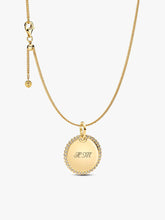 Engravable Sparkling Round Tag Pendant Necklace 2 Quantity