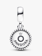 Sugar Skull Dangle Charm Sterling silver
