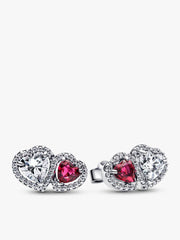 Sterling Silver Halo Hearts Gift Set 3 Quantity