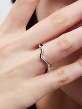 Polished Wave Ring Sterling silver