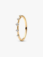 Pandora Era Lab-Grown Diamond Station Ring 0.11 ct TW, 14k gold