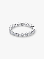 Pandora Era Lab-Grown Diamonds 14k White Gold Eternity Ring 0.70 ct TW, 14k white gold