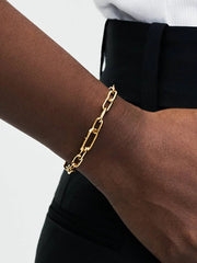 Small-Link Chain Bracelet 14k gold plating