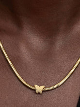 Textured Butterfly Mini Charm 14k gold plating