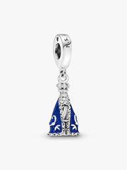 Nossa Senhora Aparecida Dangle Charm Sterling silver
