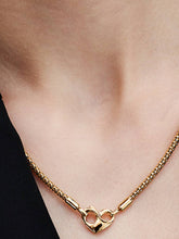 Studded Chain Necklace 14k gold plating