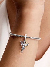FINAL SALE - Cupid Dangle Charm Sterling silver, 14k gold plating
