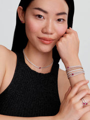 Halo Heart Choker Sterling silver