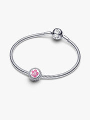 Hawaii Hibiscus Flower Charm Sterling silver
