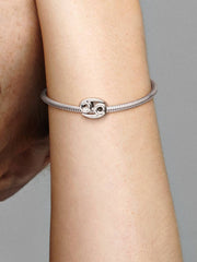 Sparkling Cancer Zodiac Charm Sterling silver