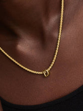 Letter D Alphabet Charm 14k gold plating