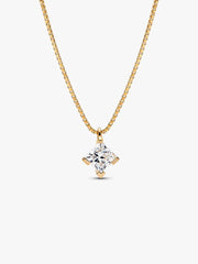 FINAL SALE - Pandora Nova 14k Gold Lab-grown Diamond Pendant Necklace 1.00 ct TW, 14k gold