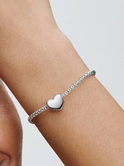 Be Love Engravable Heart Charm Sterling silver