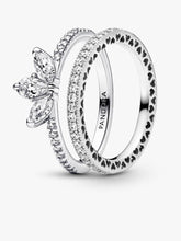 Tear-shaped Tiara Ring Set 2 Quantity