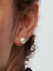 Treated Freshwater Cultured Pearl 7mm Stud Earrings Sterling silver