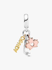 FINAL SALE - Sterling silver, 14k gold plating, 14k rose gold plating