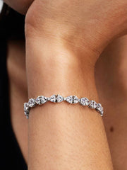 Bow Chain Bracelet Sterling silver
