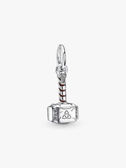 Marvel The Avengers Thor's Hammer Dangle Charm Sterling silver