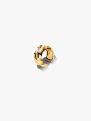 FINAL SALE - Rippled Ear Cuff 14k gold plating