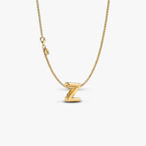Letter Z Charm Necklace 2 Quantity
