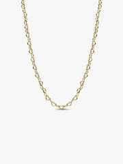 Pandora Era Linked Hearts Chain Necklace 14k gold
