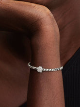 Textured Paw Mini Charm Sterling silver