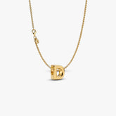 Letter D Charm Necklace 2 Quantity