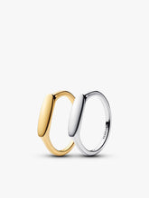 Engravable Love Notes Bar Ring Set 2 Quantity