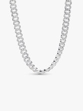 Pavé Cuban Chain Necklace Sterling silver