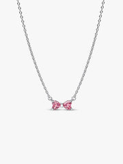 Bow Pendant Necklace Sterling silver