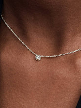 Pandora Era Bezel Sterling Silver Lab-grown Diamond Pendant Necklace 0.15 ct TW, Sterling silver
