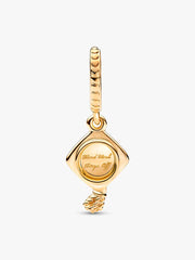 Graduation Cap Dangle Charm 14k gold plating