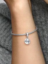 FINAL SALE - Family Love Double Dangle Charm Sterling silver