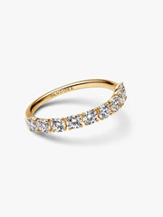 Pandora Era 14k Gold Lab-grown Diamond Half Eternity Band Ring 0.90 ct TW, 14k gold