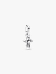 Pandora ME Sparkling Cross Mini Dangle Charm Sterling silver