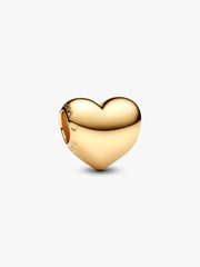 Be Love Engravable Heart Charm 14k gold plating