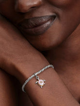 2026 Pink Sea Turtle Lab-grown Diamond Dangle Charm 0.007 ct TW, Sterling silver, 14k gold plating