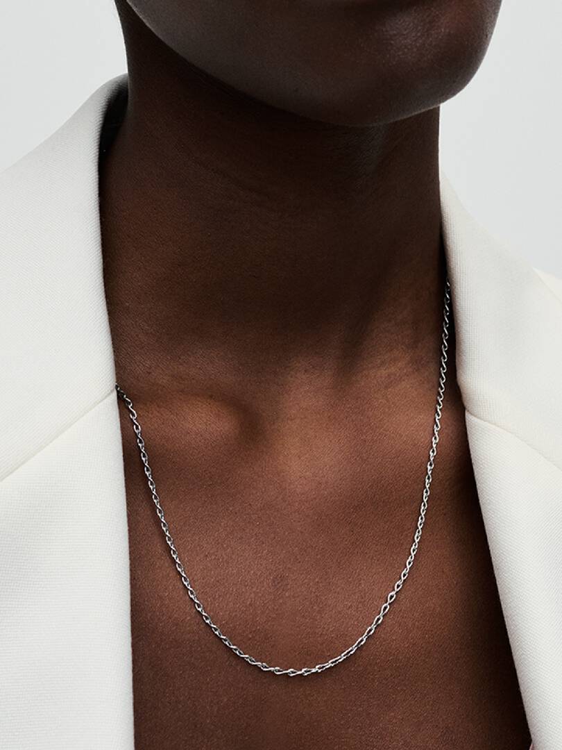 Infinity Chain Necklace Sterling silver