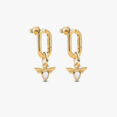 Bee Harmony Charm Earrings 2 Quantity