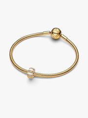 Stones & Enamel Clip Charm 14k gold plating