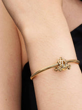 Disney Cinderella Sparkling Carriage Charm 14k gold plating