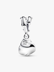 Rose in Bloom Dangle Charm Sterling silver