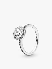 True Elegance Round Halo Ring Set 2 Quantity