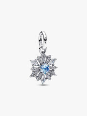 Disney Frozen Queen Elsa Snowflake Dangle Charm Sterling silver