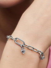 Pandora ME Keyhole Heart Mini Dangle Charm Sterling silver