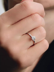 Pandora Era Lab-Grown Diamond Ring 0.50 ct TW, 14k white gold