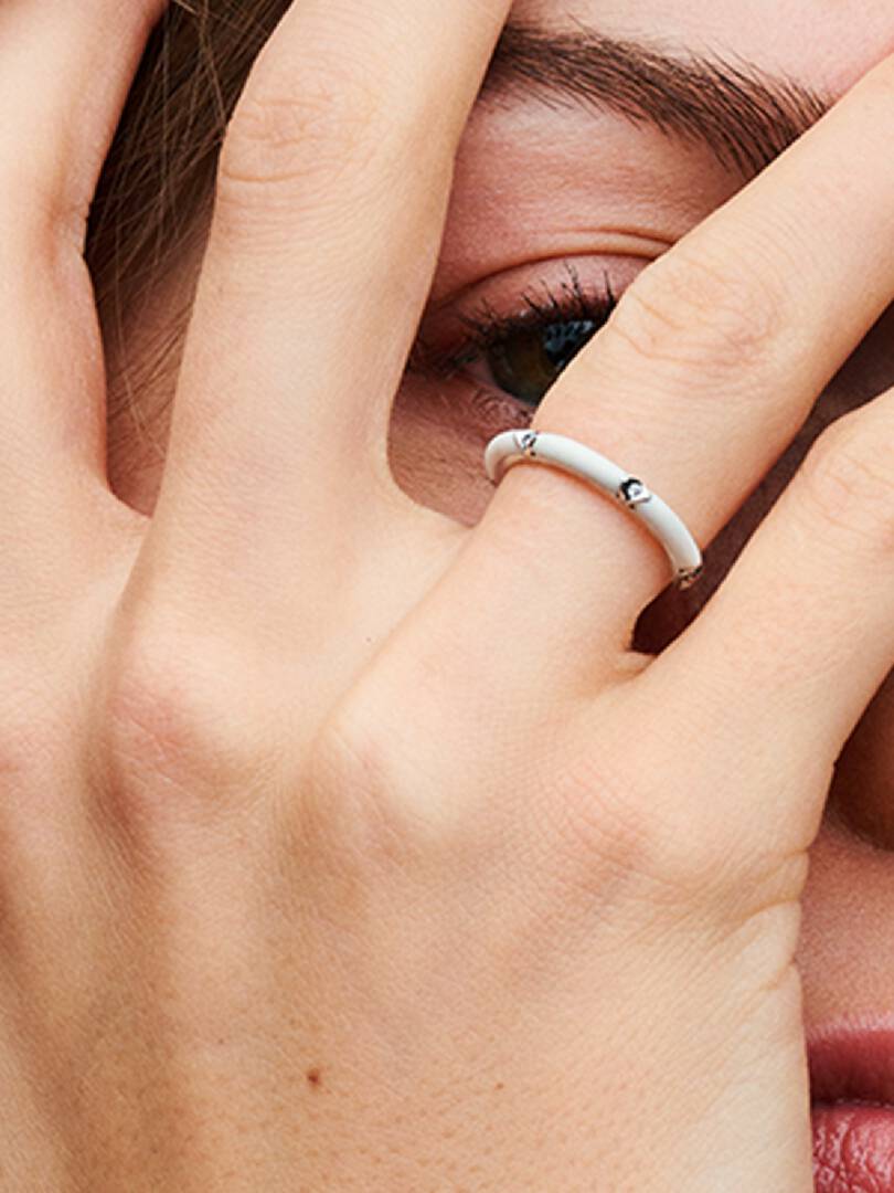 FINAL SALE - Pandora ME Stones & Enamel Ring Sterling silver