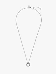 FINAL SALE - Double Circle Pendant & Necklace Sterling silver