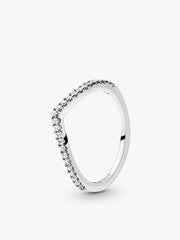 Shimmering Wishbone Ring Set 2 Quantity